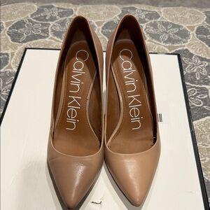 Calvin Klein Women's Beige Heels